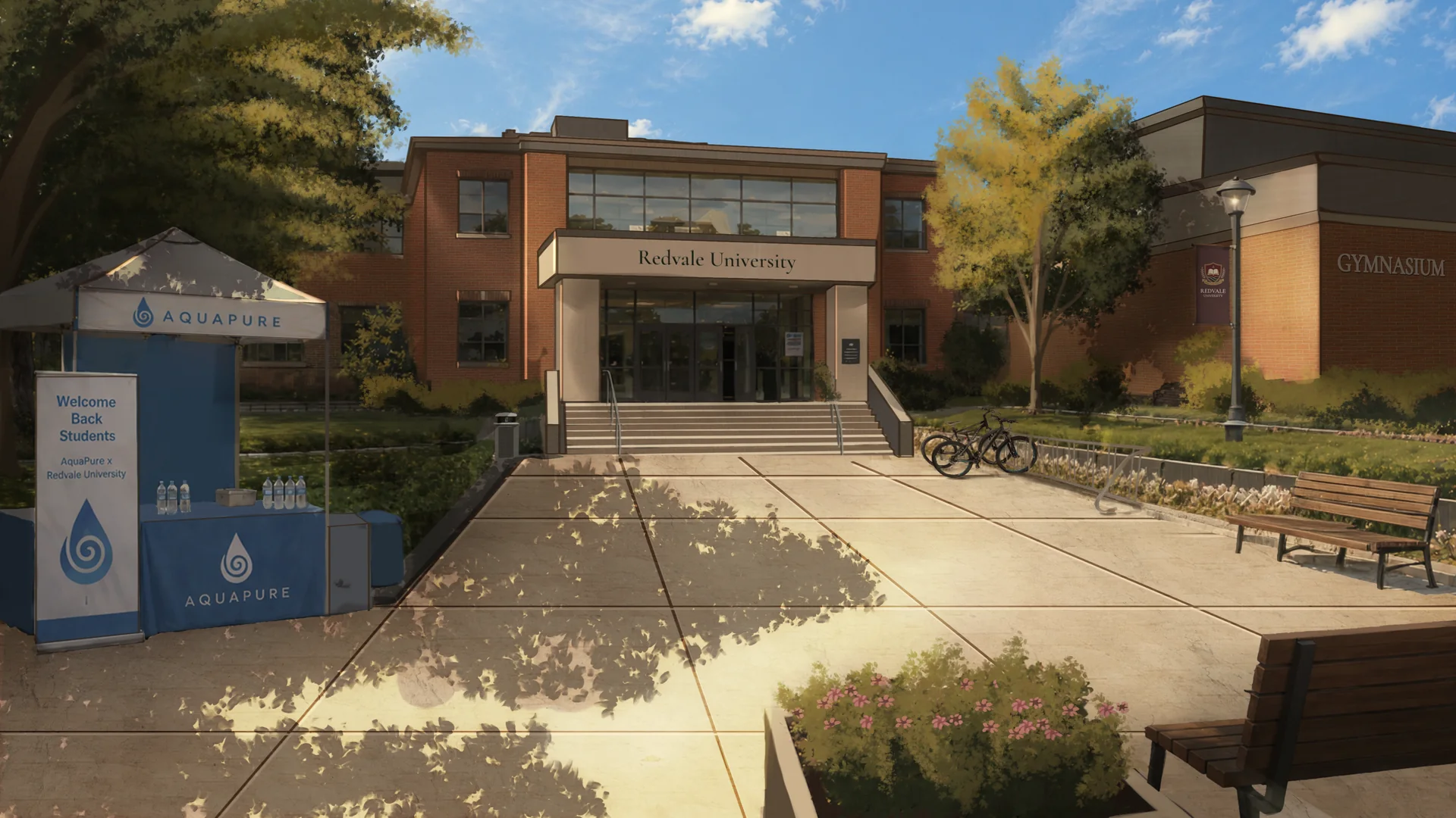 Redvale University during morning.